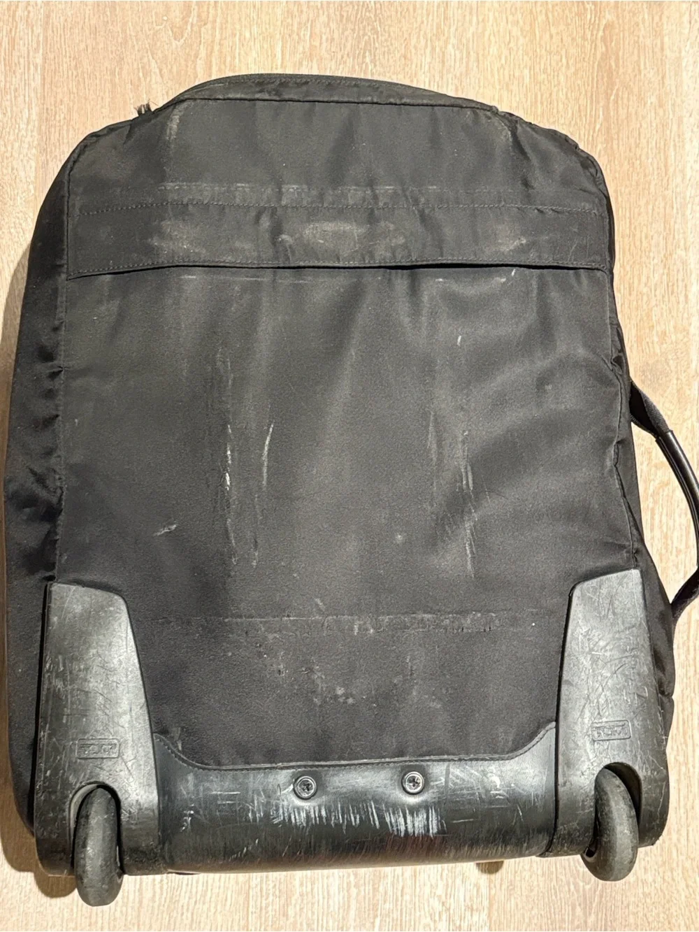 Tumi Black Ballistic Nylon Rolling Wheeled Carry-On Suitcase